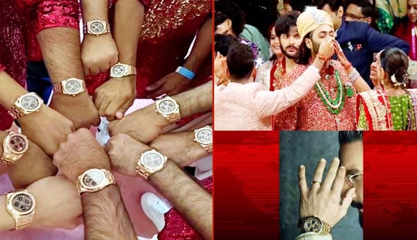 আম্বানিপুত্রের বিয়েতে প্রত্যেক বরযাত্রী পেলেন দুই কোটি রুপি মূল্যের সোনার ঘড়ি