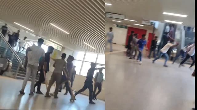 মেট্রোরেল স্টেশনের ভেতরে হামলা