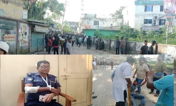 সরাইলে ছাত্রলীগ-পুলিশের সঙ্গে আন্দোলনকারীদের সংঘর্ষে আহত ১৫