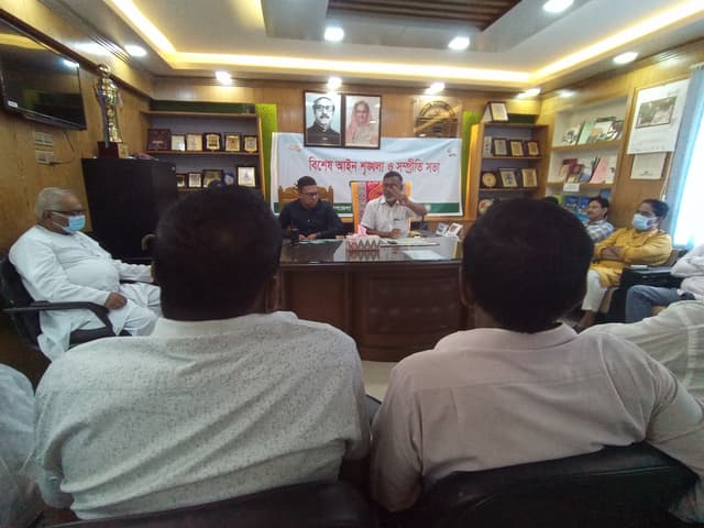 সরাইলে বিশেষ আইন-শৃঙ্খলাওসম্প্রীতি  সভা অনুষ্ঠিত