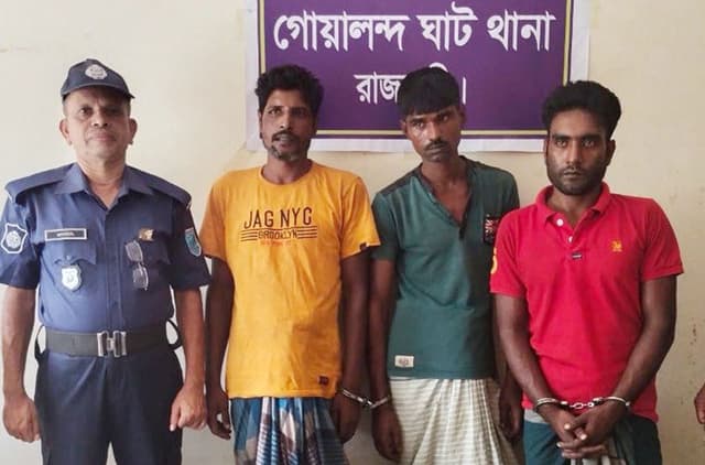 গোয়ালন্দে চোরাই ব্যাটারীসহ একাধিক মামলার ৩ আসামী গ্রেপ্তার