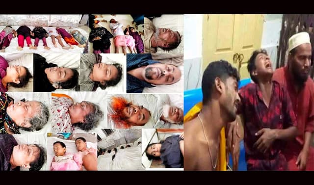 ঝালকাঠিতে লাশের মিছিল, হাসপাতালে স্বজনদের কান্নার রোল!