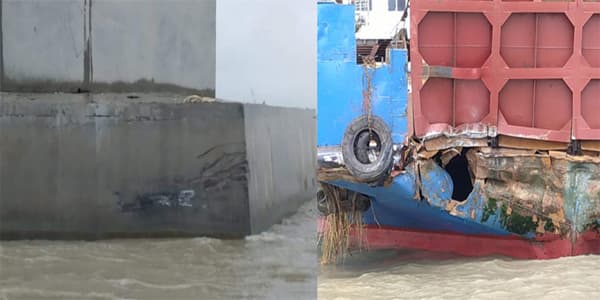 পদ্মাসেতুর পিলারে ধাক্কা: ফেরির মাস্টার বরখাস্ত