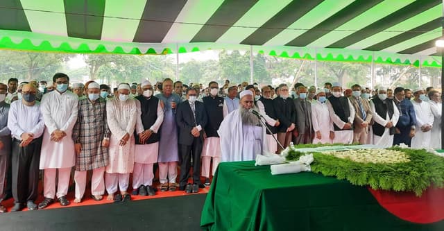 ডেপুটি স্পিকার ফজলে রাব্বী মিয়ার জানাজা সম্পন্ন