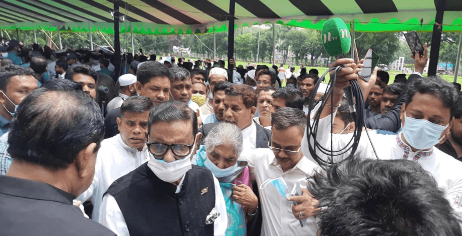 রাজনীতি একজন ভালো মানুষকে চিরবিদায় দিল : কাদের