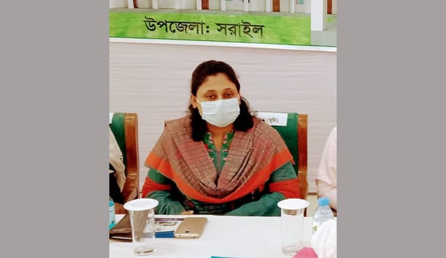 সরাইলে ভূমি কর্মকর্তা ফারজানা প্রিয়াঙ্কার পদায়ন