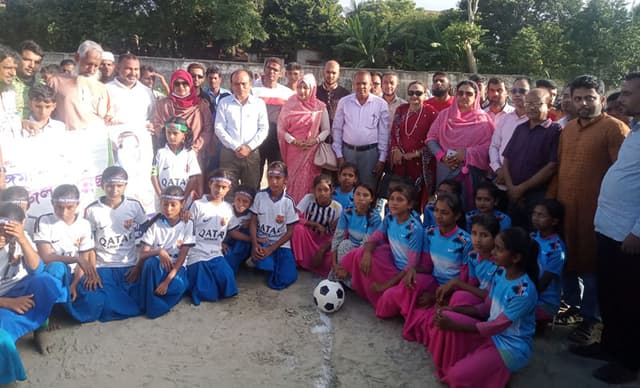 সরাইলে বঙ্গবন্ধু ও বঙ্গমাতা ফুটবল টূর্ণামেন্টের ফাইনাল খেলা অনুষ্ঠিত