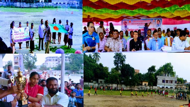 সরাইলে বঙ্গবন্ধু ও বঙ্গমাতা গোল্ডকাপ ফুটবল ফাইনাল খেলা অনুষ্ঠিত