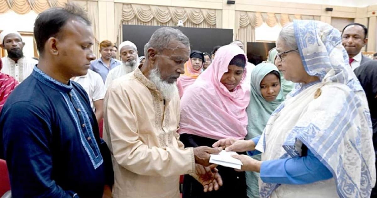 কোটা আন্দোলনে নিহত ৩৪ পরিবারকে আর্থিক সহায়তা প্রধানমন্ত্রীর