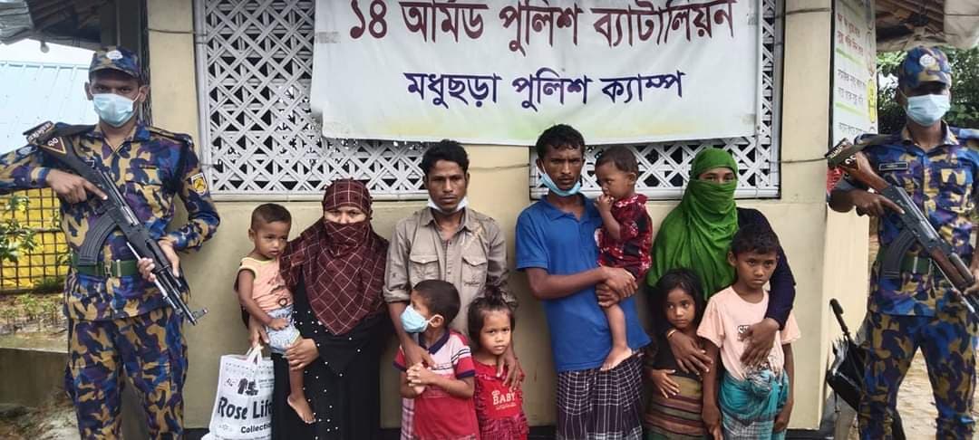 ভাসানচর পালানো ১০ রোহিঙ্গা নারী-পুরুষ ও শিশু আটক