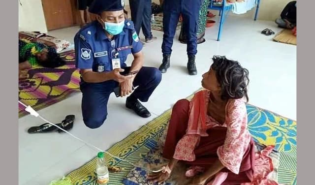 অমানবিক হতে পারেনি মানবিক পুলিশ