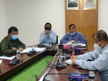 পানি সম্পদ মন্ত্রণালয়ের ভার্চুয়ালী সভা অনুষ্ঠিত