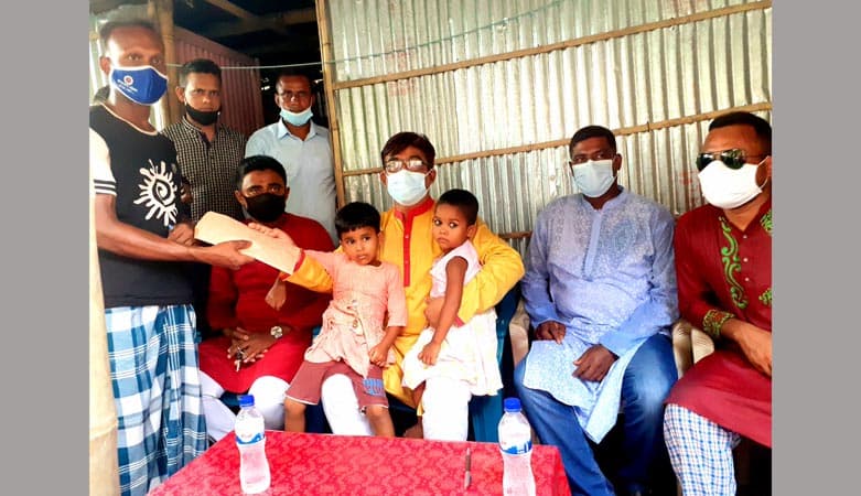 থ্যালাসেমিয়া আক্রান্ত দুই শিশুর পাশে সিরাজুল ইসলাম ফাউন্ডেশন