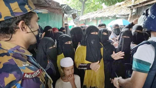টেকনাফের রোহিঙ্গা ক্যাম্পে বিক্ষোভের চেষ্টা !
