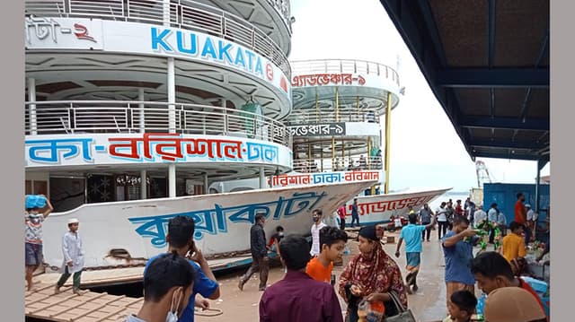 শুধুমাত্র বরিশালের লঞ্চ-ই যাত্রীশূন্য, ছাড়বে এ্যাডভেঞ্জার-৯