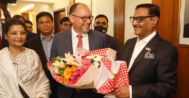 ওবায়দুল কাদেরের সঙ্গে বৈঠকে মার্কিন রাষ্ট্রদূত