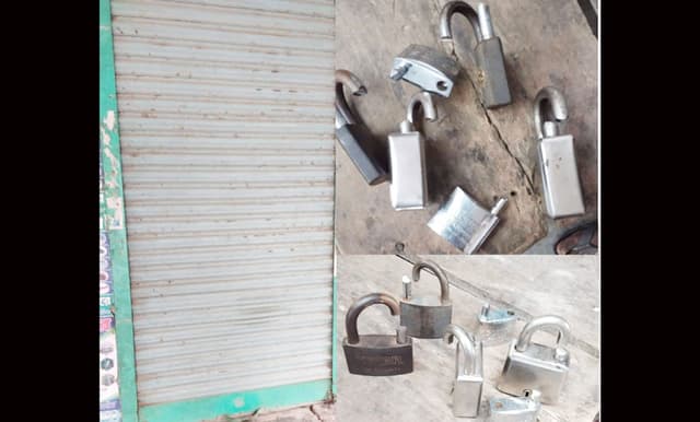 ধামইরহাটে নাইট গার্ডকে বেধে রেখে ২০ দোকানে দুর্ধর্ষ চুরি