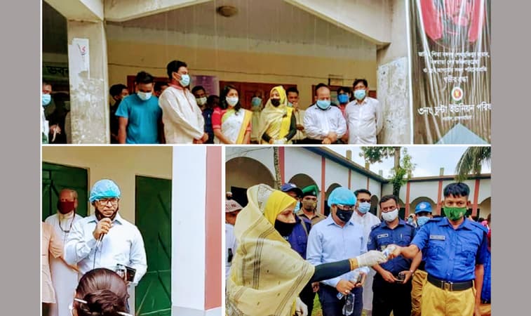 সরাইলে ৯টি কেন্দ্রে গণটিকাদান শুরু