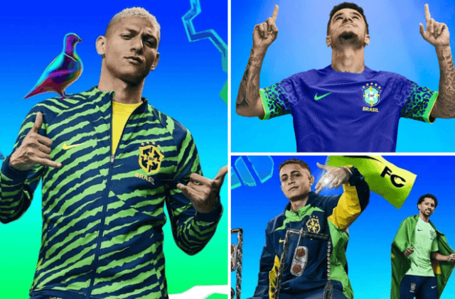 বিশ্বকাপের জন্য আকর্ষণীয় জার্সি উন্মোচন ব্রাজিলের