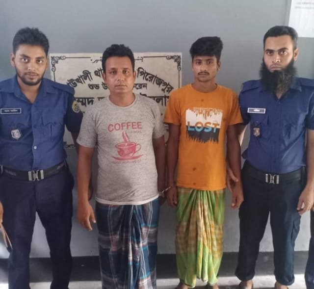 কাউখালীতে পাইপগানসহ দুইজন গ্রেফতার