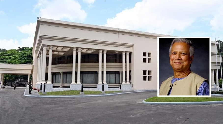 শুরু হয়েছে অন্তর্বর্তীকালীন সরকারের প্রথম কেবিনেট সভা