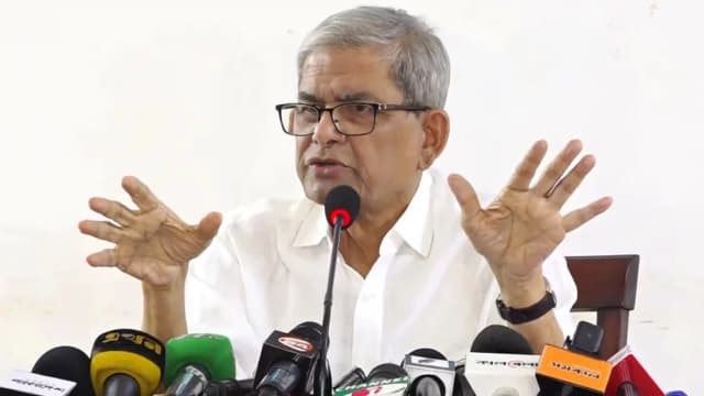 প্রতিশোধের নীল নকশা নিয়ে মাঠে নেমেছে একটি গ্রুপ : মির্জা ফখরুল