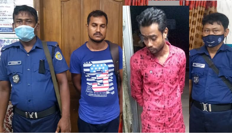 কুয়াকাটায় ইয়াবাসহ দুই মাদক ব্যবসায়ী আটক