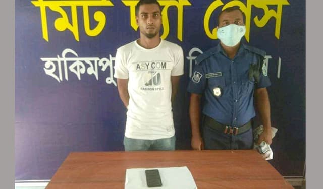 হিলিতে ডাকাতি মামলার পলাতক আসামি গ্রেফতার