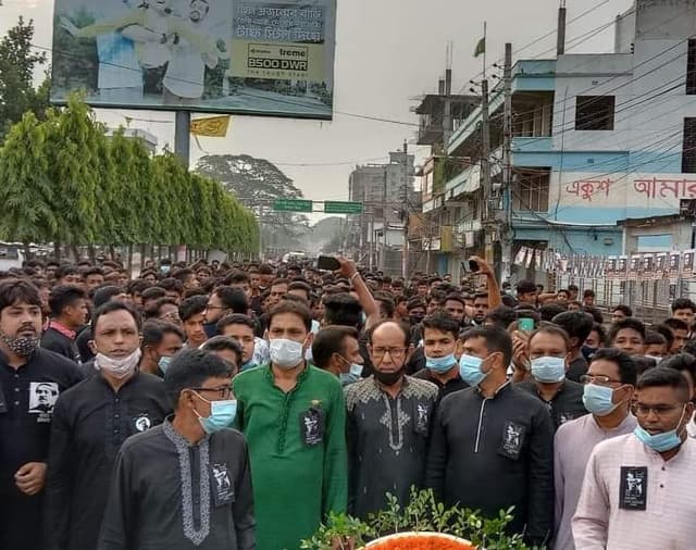 ঝিনাইদহে বঙ্গবন্ধুর ৪৬ তম শাহাদৎ বার্ষিকী পালিত