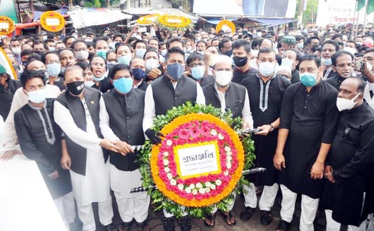 যথাযোগ্য মর্যাদায় বরিশালে পালিত হচ্ছে জাতীয় শোক দিবস