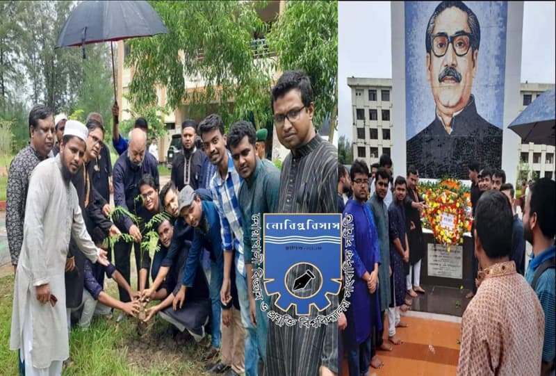 শোক দিবসে নোবিপ্রবি সাংবাদিক সমিতির শ্রদ্ধাঞ্জলি ও বৃক্ষরোপন
