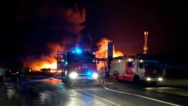 রাশিয়ায় পেট্রোল পাম্পে ভয়াবহ বিস্ফোরণ, নিহত ২৫