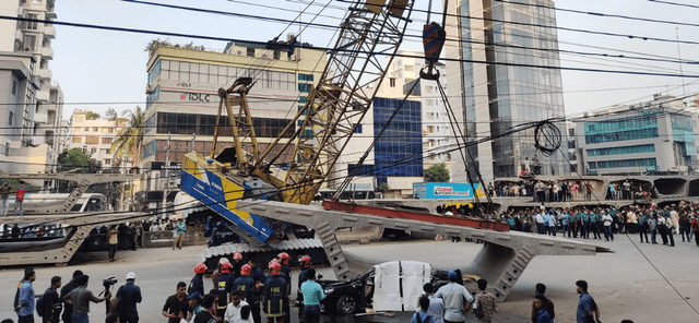 উত্তরায় গার্ডার দুর্ঘটনা :ক্রেনচালকসহ ৯ জন গ্রেপ্তার