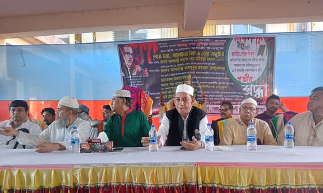 আলিপুরে বঙ্গবন্ধুর ৪৮তম শাহাদাৎ বার্ষিকী উপলক্ষে আলোচনা সভা