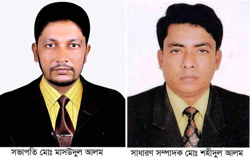 কাঁঠালিয়া প্রেসক্লাবের নবনির্বাচিত সভাপতি মাসউদুল, সম্পাদক শহীদুল