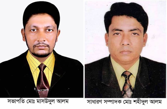 কাঁঠালিয়া প্রেসক্লাবের নবনির্বাচিত সভাপতি মাসউদুল, সম্পাদক শহীদুল