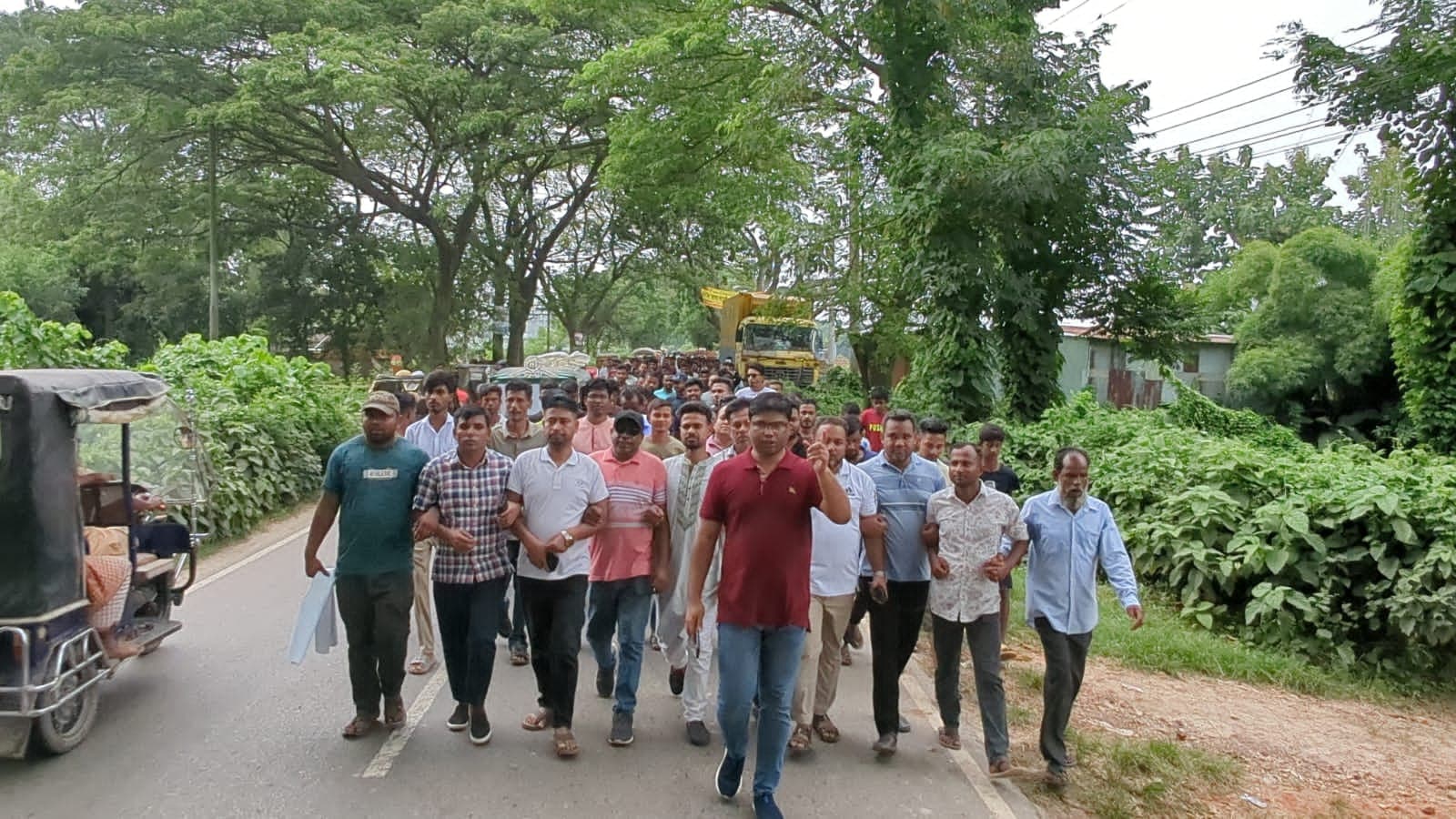 জেলা বিএনপি'র নবগঠিত  কমিটিকে শুভেচ্ছা জানিয়ে সরাইলে আনন্দ মিছিল