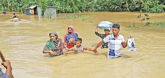 বন্যায় এখন পর্যন্ত ১৮ জনের মৃত্যু