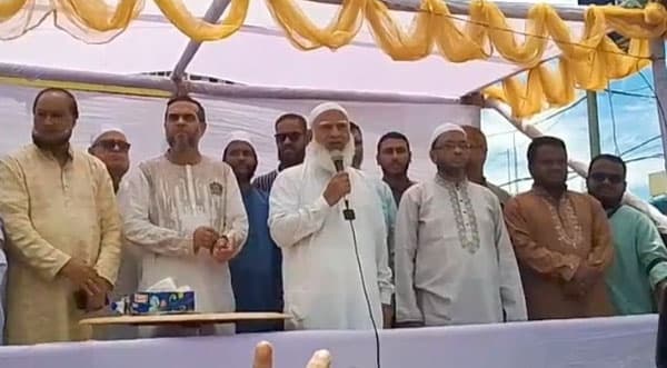 বাংলাদেশে বন্যার জন্য দায়ী ভারত: ত্রাণ বিতরণকালে জামায়াতের আমির