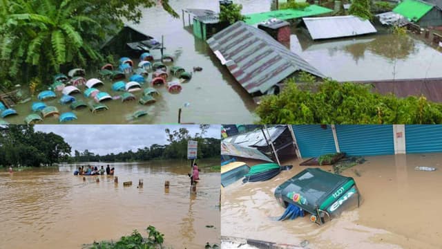 বন্যায় মৃতের সংখ্যা বেড়ে ২৩, ক্ষতিগ্রস্ত ৫৫ লাখেরও বেশি মানুষ