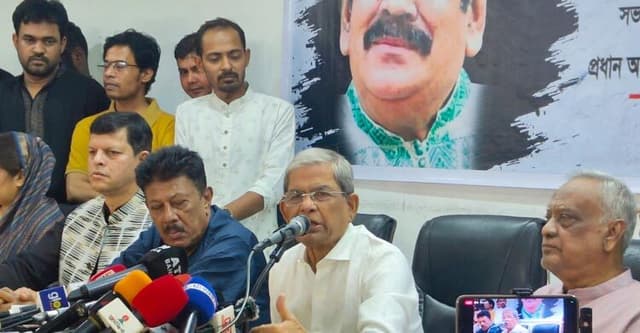 ভারতের বাঁধ খুলে বাংলাদেশ ডুবিয়ে দেওয়া ক্রিমিনাল অফেন্স : মির্জা ফখরুল