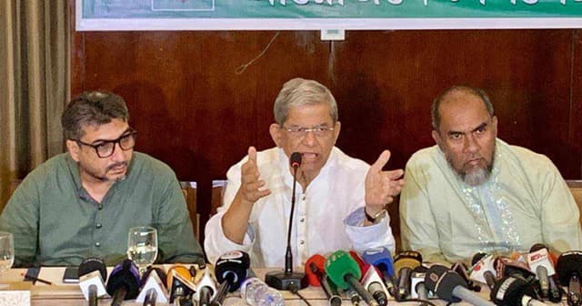 নির্বাচনের জন্য অন্তর্বর্তী সরকারকে যৌক্তিক সময় দেওয়া হবে: ফখরুল