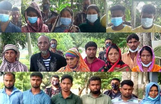 অবৈধ পথে ভারতে প্রবেশের সময় ২৫  বাংলাদেশী আটক