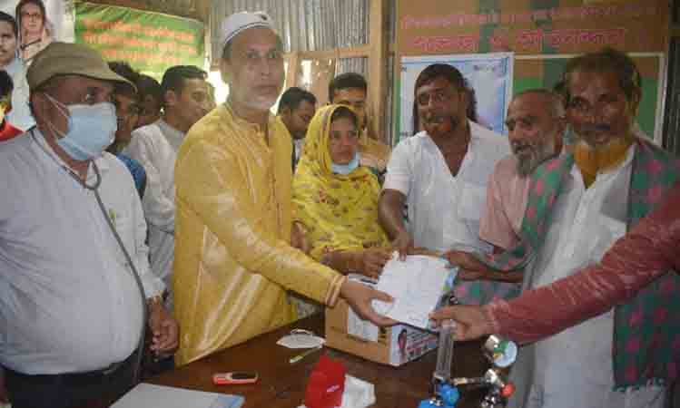 বিএনপি'র প্রতিষ্ঠা বার্ষিকীতে মুলাদীতে করোনা হেলর্থ সার্ভিস উদ্ধোধন