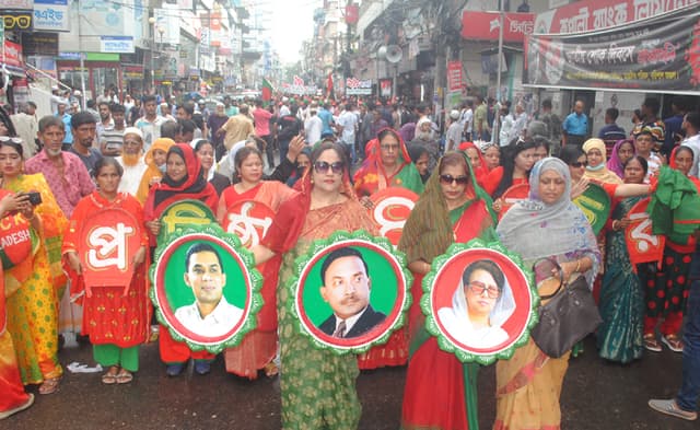 বিএনপির প্রতিষ্ঠাবার্ষিকী উপলক্ষে বরিশালে বর্ণাঢ্য র‌্যালি