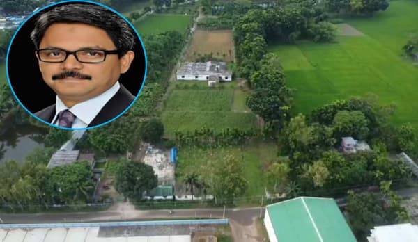 পাখির চোখে সাবেক পররাষ্ট্র প্রতিমন্ত্রীর বাগান বাড়ি