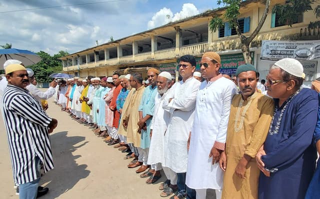 ঝিনাইদহে বিএনপির গায়েবানা জানাজা