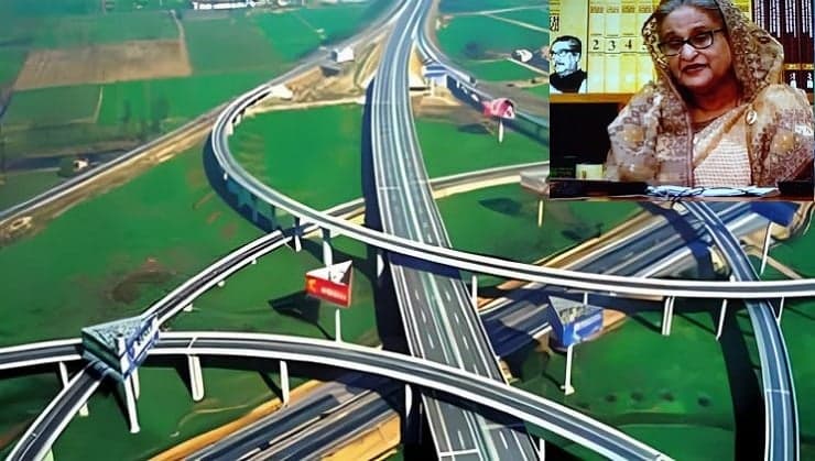 এলিভেটেড এক্সপ্রেসওয়ে উদ্বোধন করলেন প্রধানমন্ত্রী