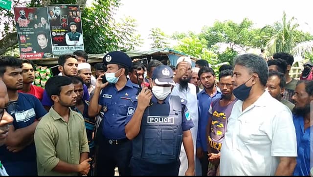 ডাসারে সড়ক দুর্ঘটনায় নিহত-২, ঘন্টা ব্যাপী সড়ক অবরোধ