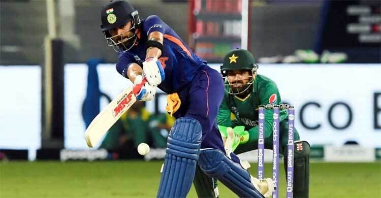 পাকিস্তানকে ১৮২ রানের লক্ষ্য ছুড়ে দিলো ভারত